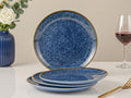 Greenish Blue Quarter Plates | 4 pcs