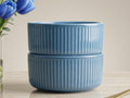 Linden Azure Serving Bowls | 2 pcs