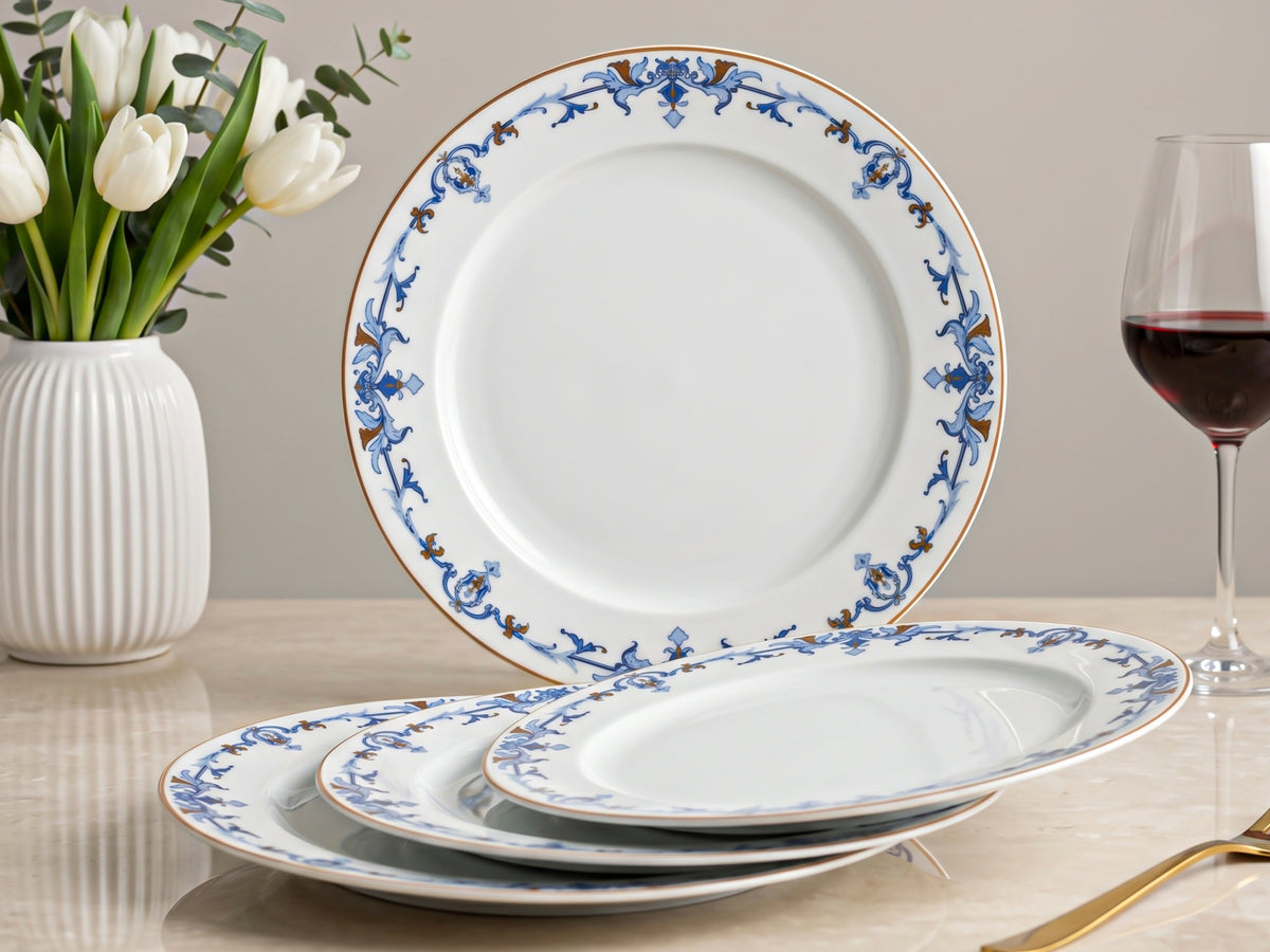 Wren Crest Quarter Plates | 4 pcs