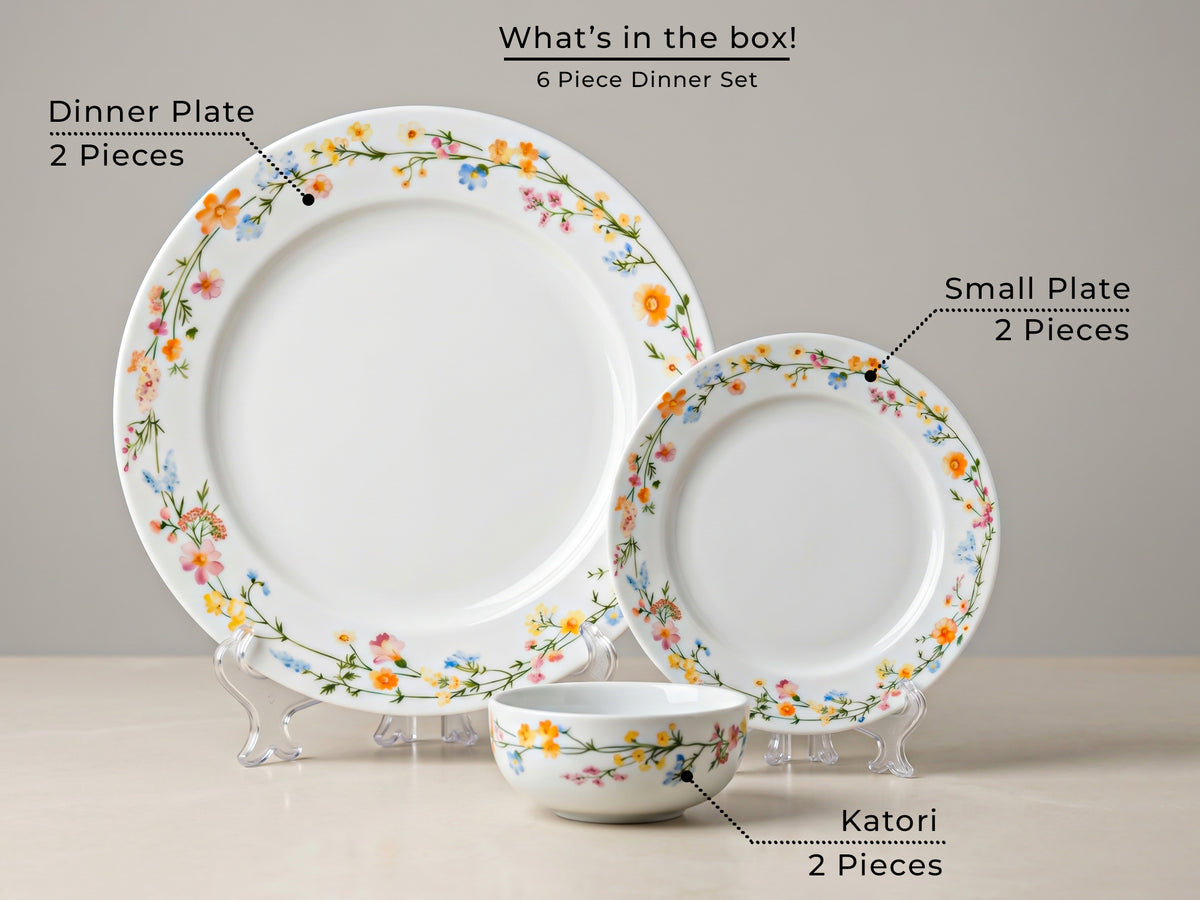 Auroa Floral | 6 pcs