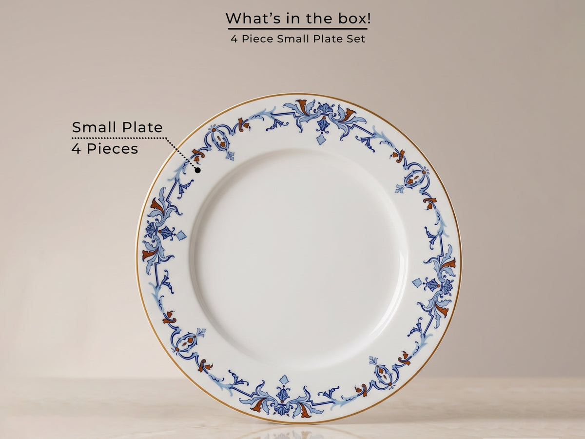 Wren Crest Quarter Plates | 4 pcs