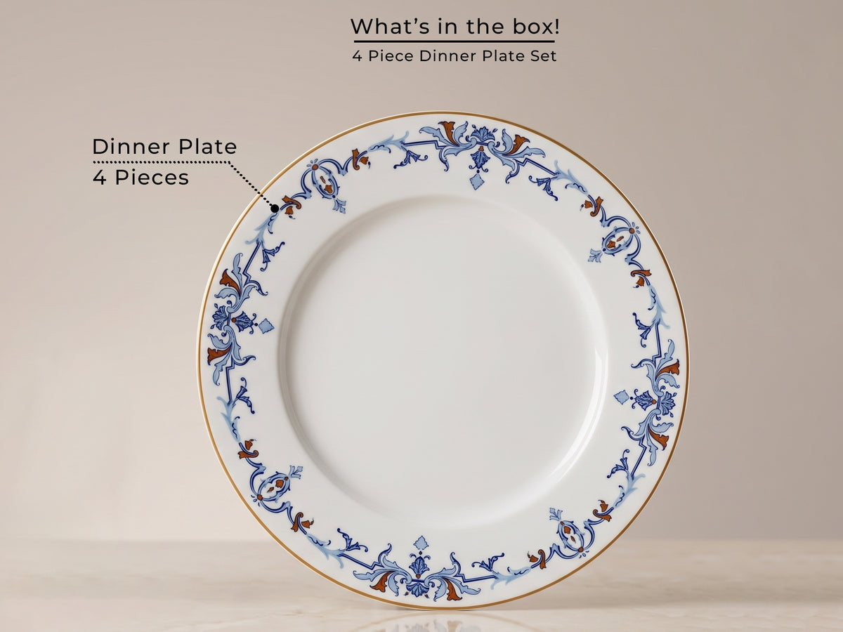 Wren Crest Dinner Plates | 4 pcs