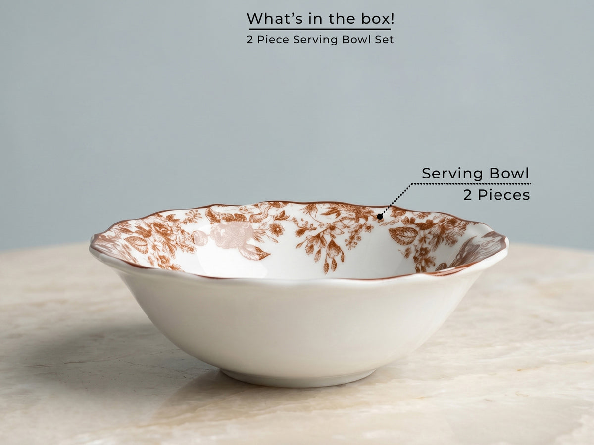 Arden Mrida Serving Bowls | 2 pcs