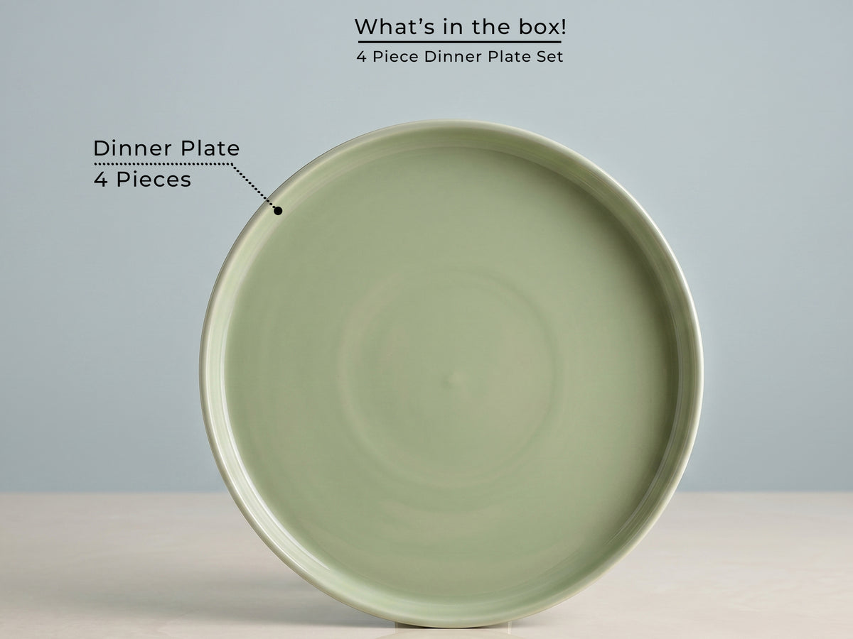 Linden Sage Dinner Plates | 4 pcs