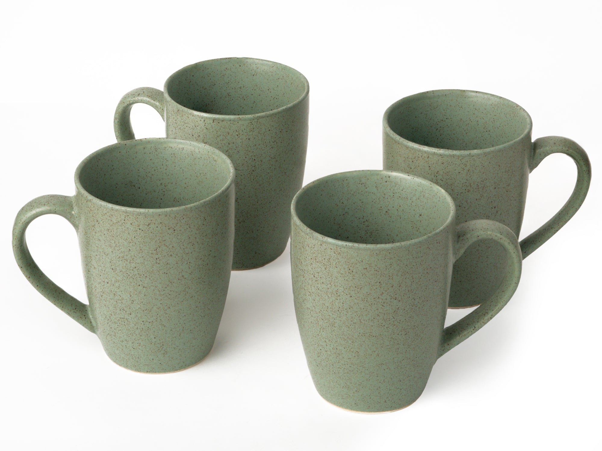 Handcrafted Ceramic Coffee Mug and Tea Cup – 300 ml (Pack of 4)