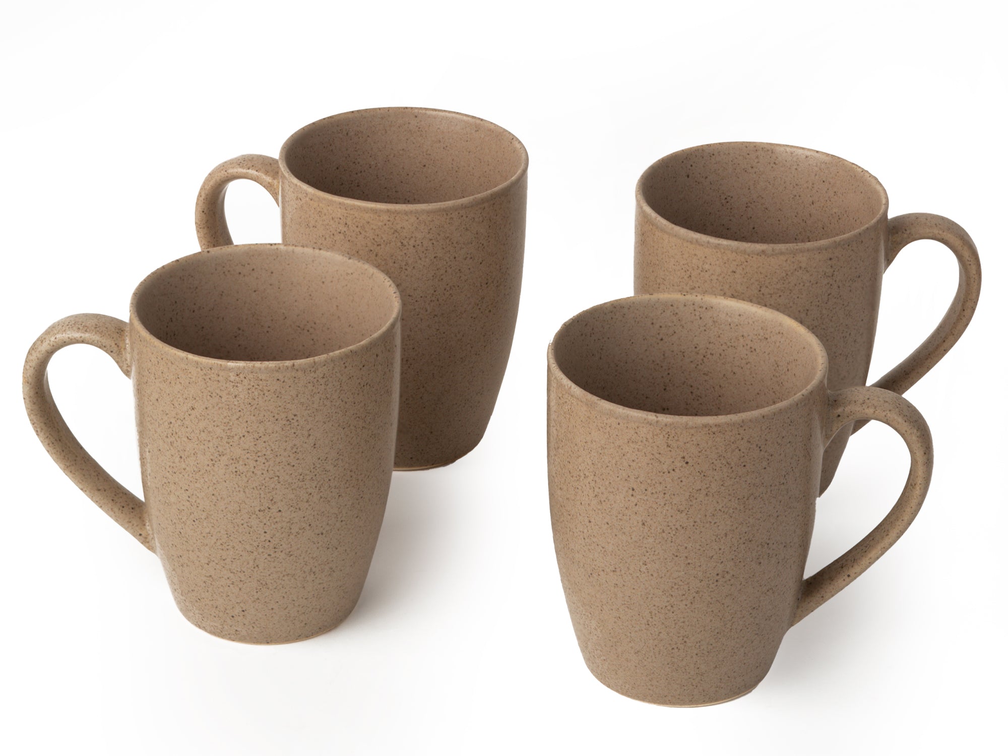 Handcrafted Ceramic Coffee Mug and Tea Cup – 300 ml (Pack of 4)