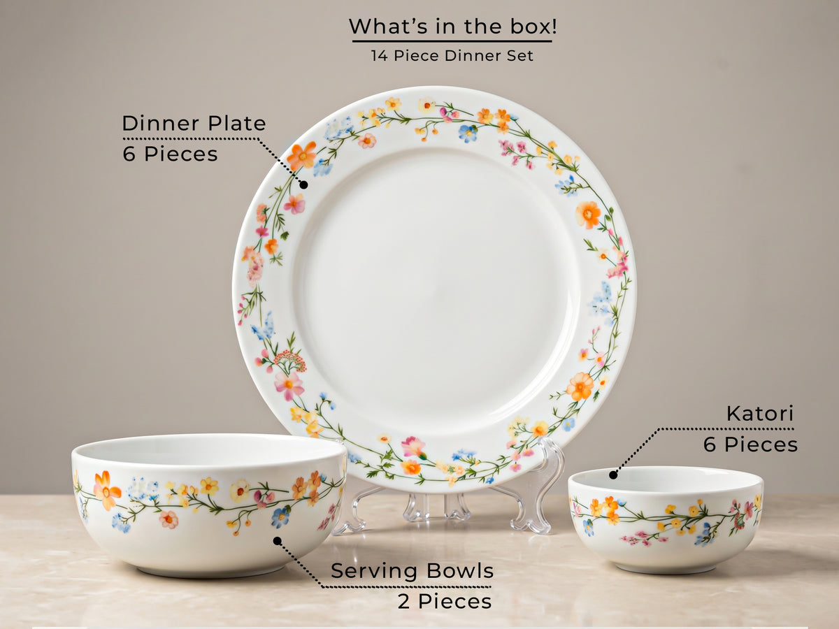 Auroa Floral | 14 pcs