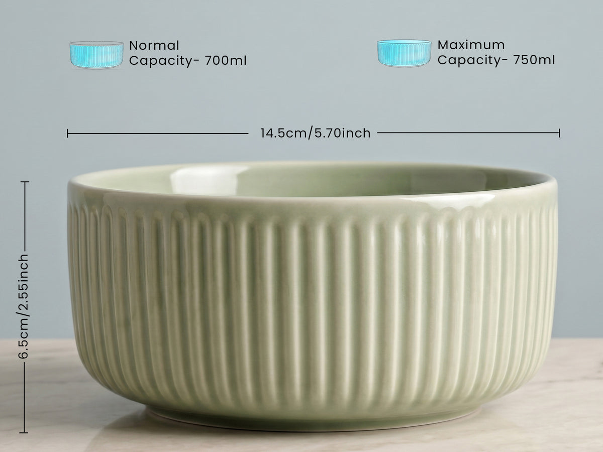Linden Sage Serving Bowls | 2 pcs