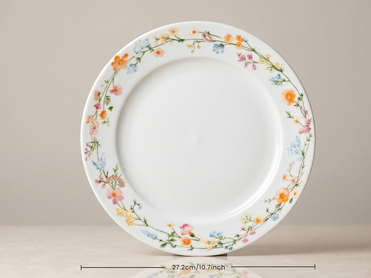 Auroa Floral Dinner Plates | 4 pcs