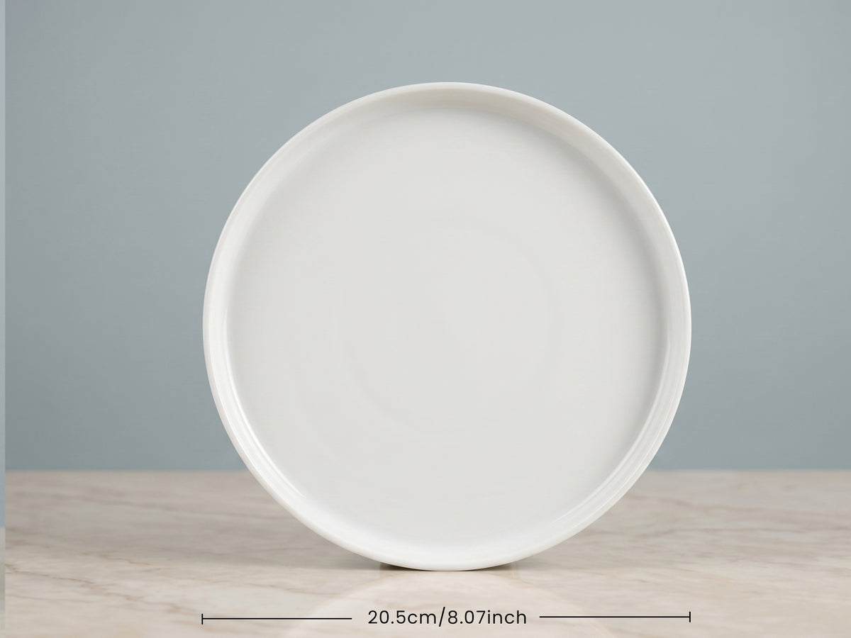 Linden Ivory Quarter Plates | 4 pcs