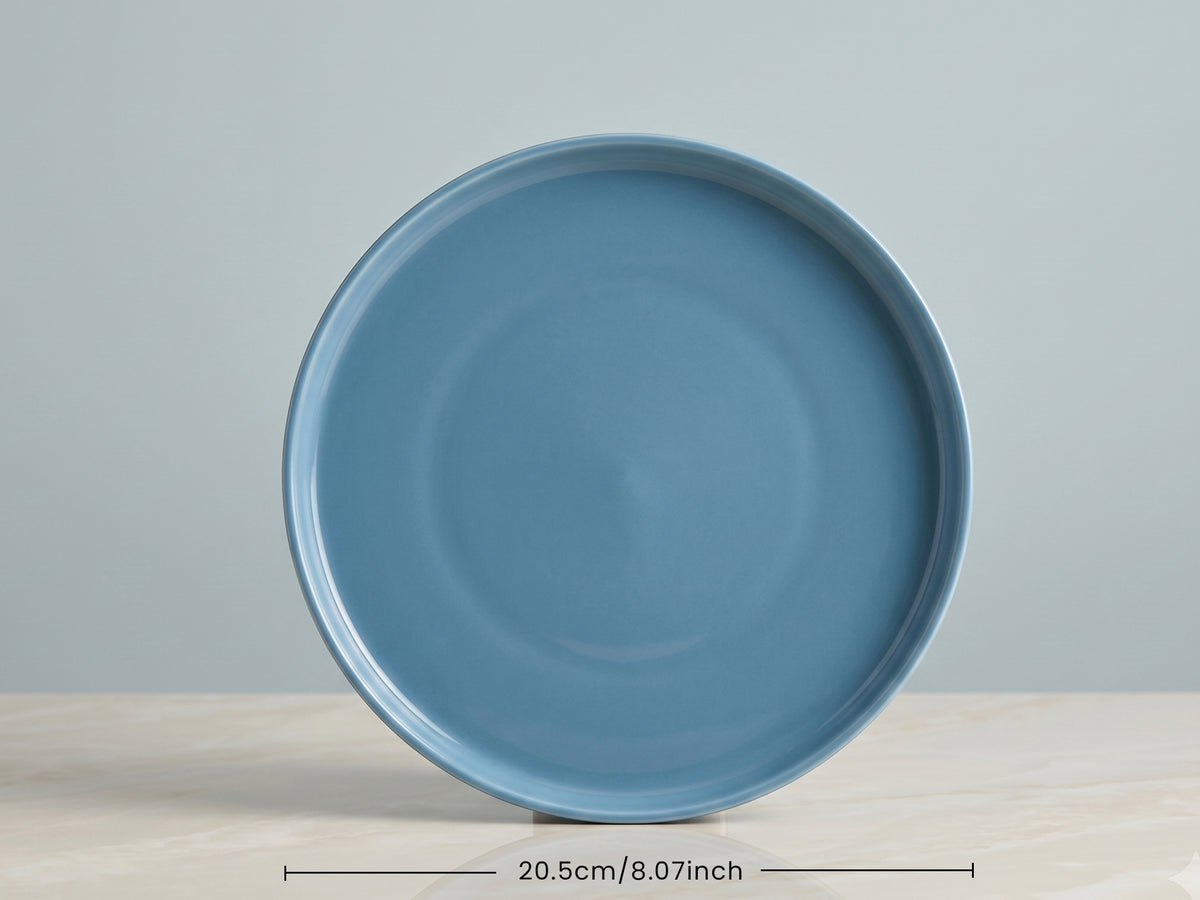 Linden Azure Quarter Plates | 4 pcs