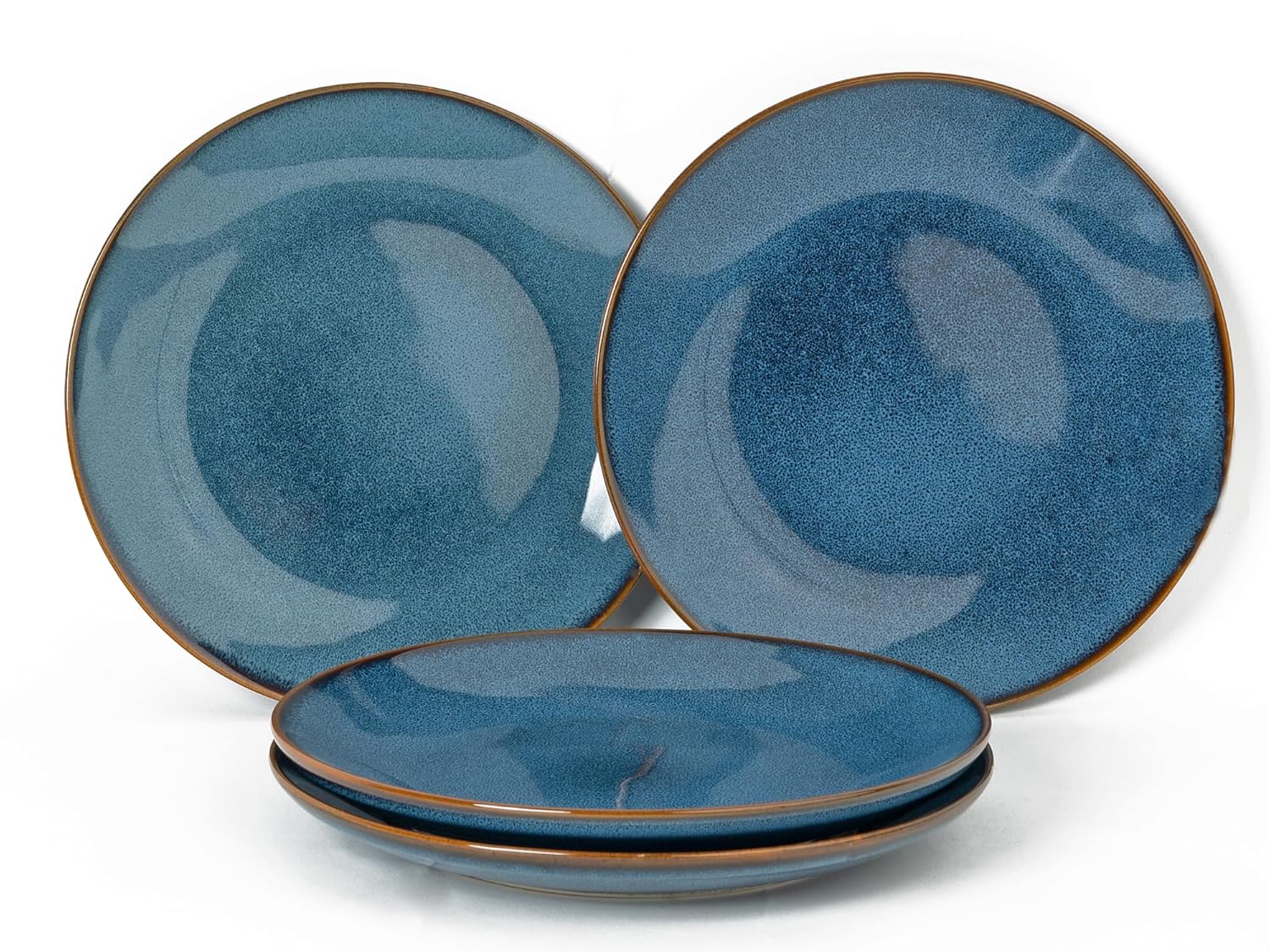 celestle Premium Ceramic Full Dinner Plates Set of 4