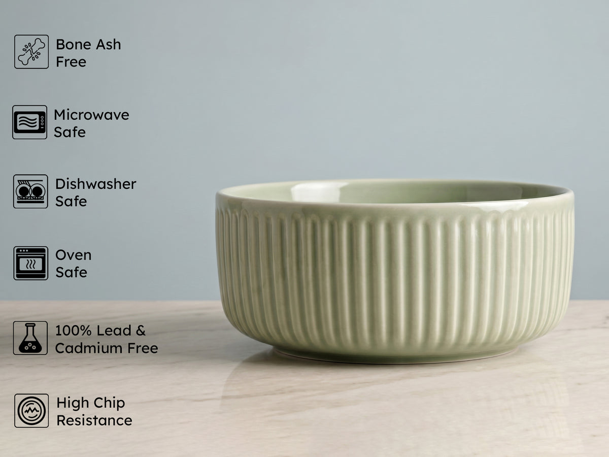 Linden Sage Serving Bowls | 2 pcs