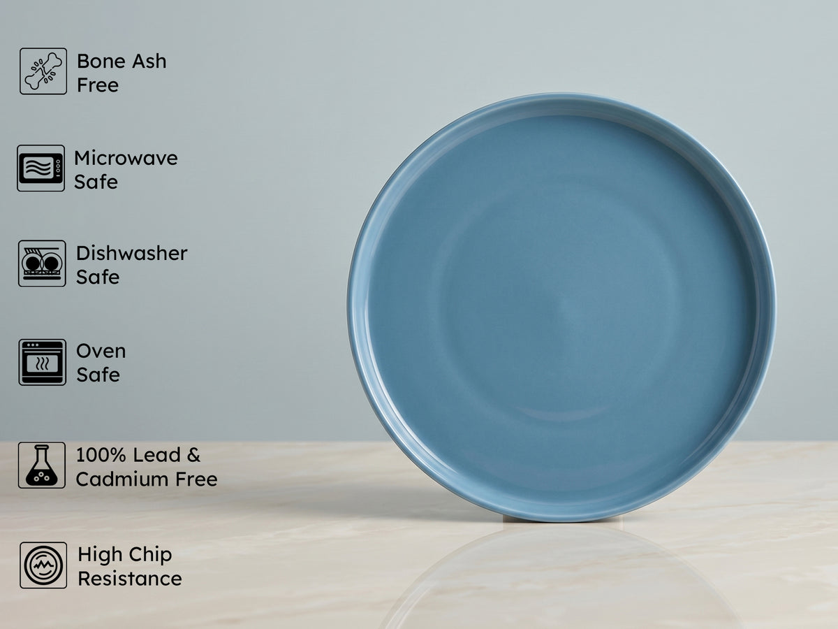 Linden Azure Dinner Plates | 4 pcs