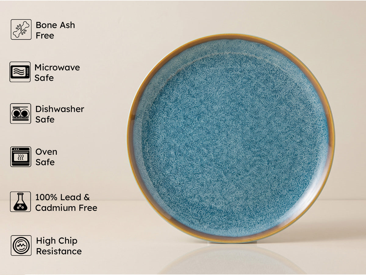 Ocean Green Dinner Plates | 4 pcs