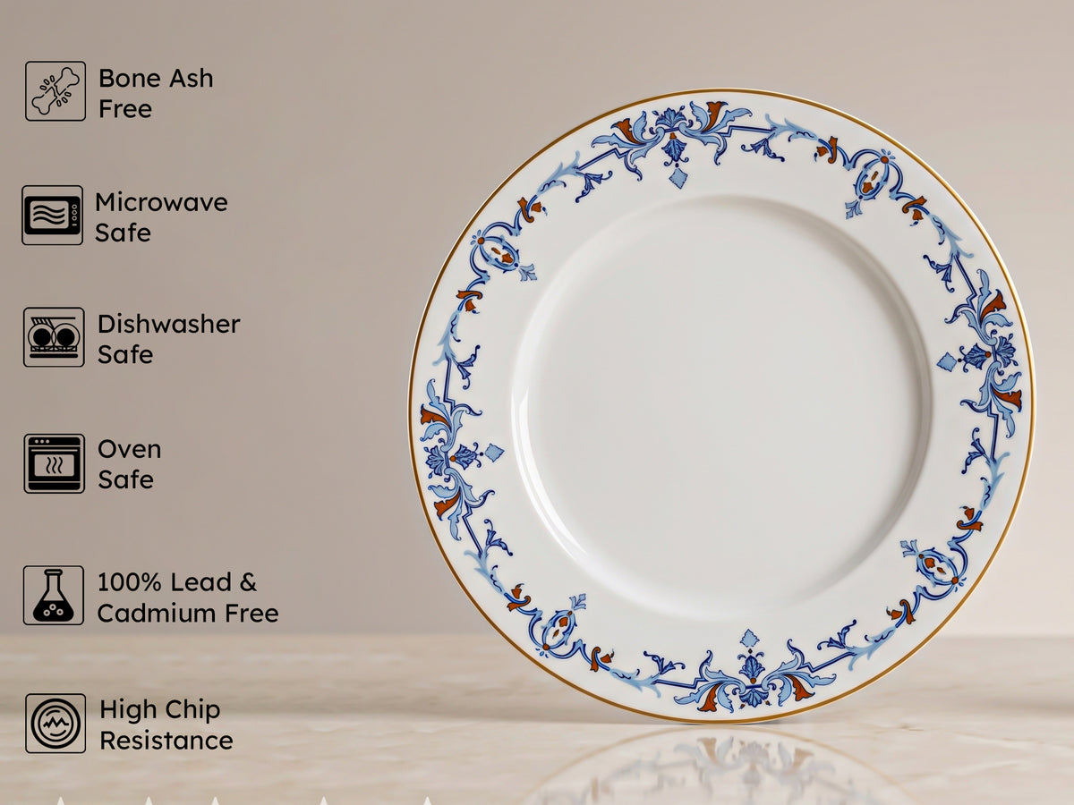 Wren Crest Quarter Plates | 4 pcs