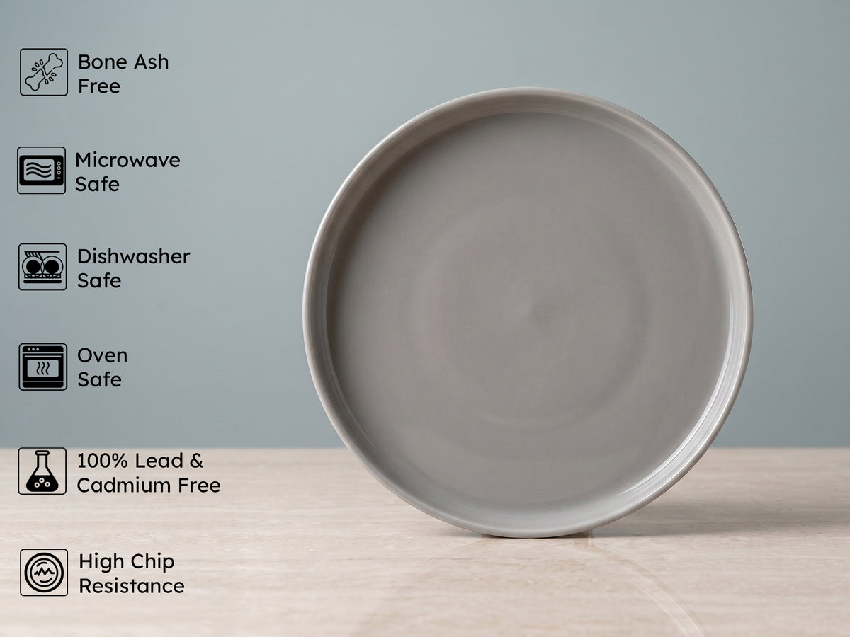 Linden Dove Quarter Plates | 4 pcs