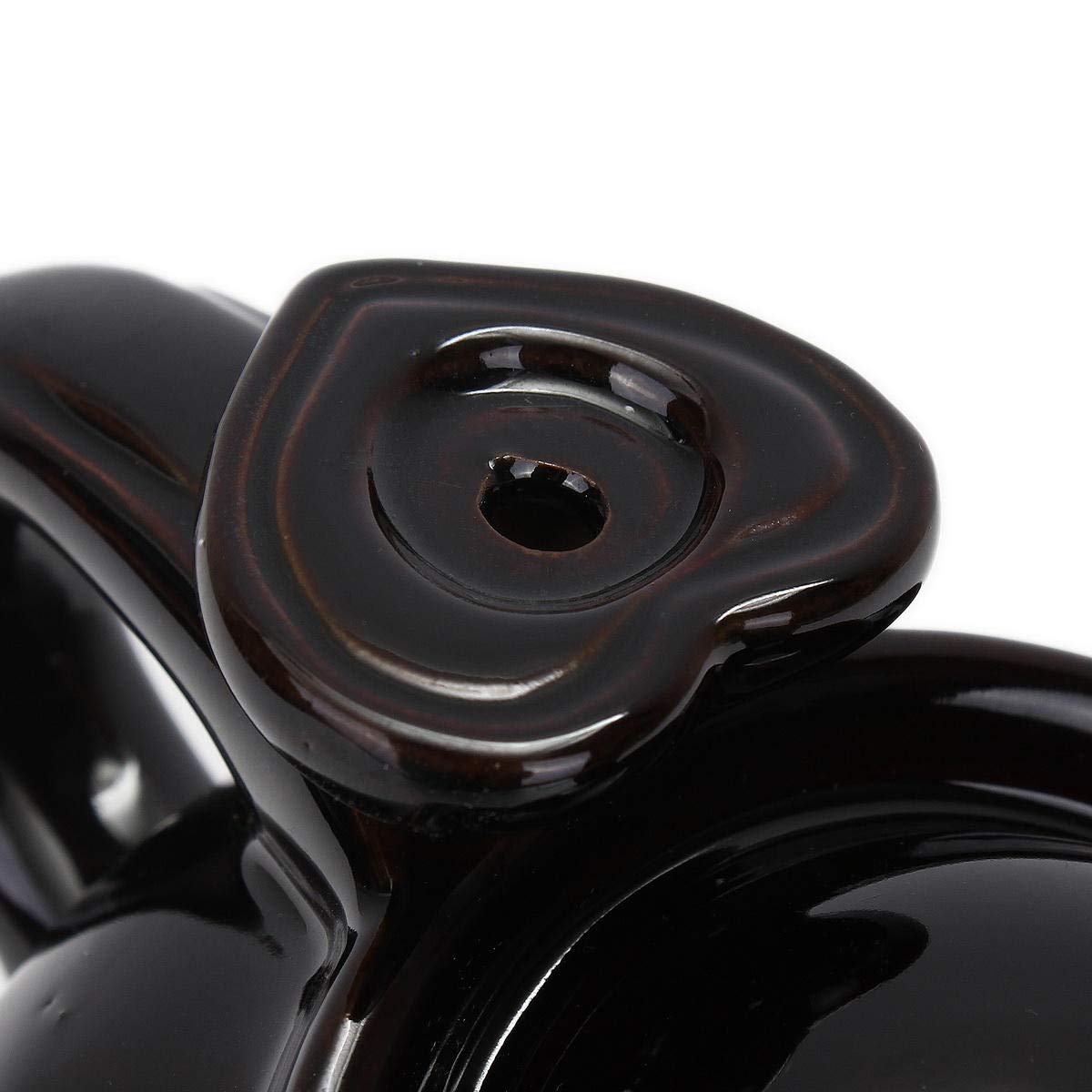 Tea Pot Smoke Fountain Back Flow Incense Burner With 20 Incense Cones Bodhi House