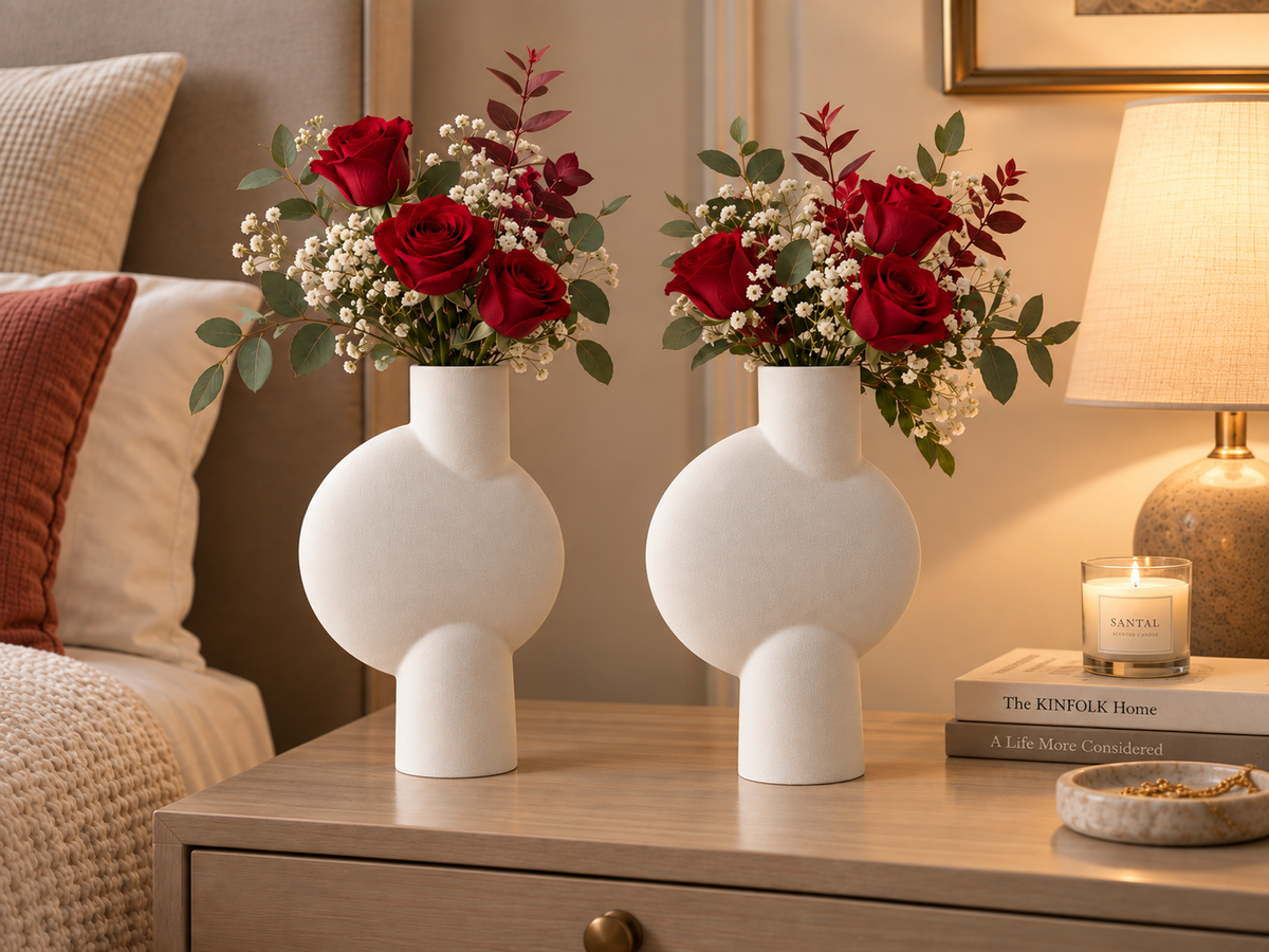 Oryn White Vase