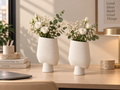 Avani White Vases - Set of 2