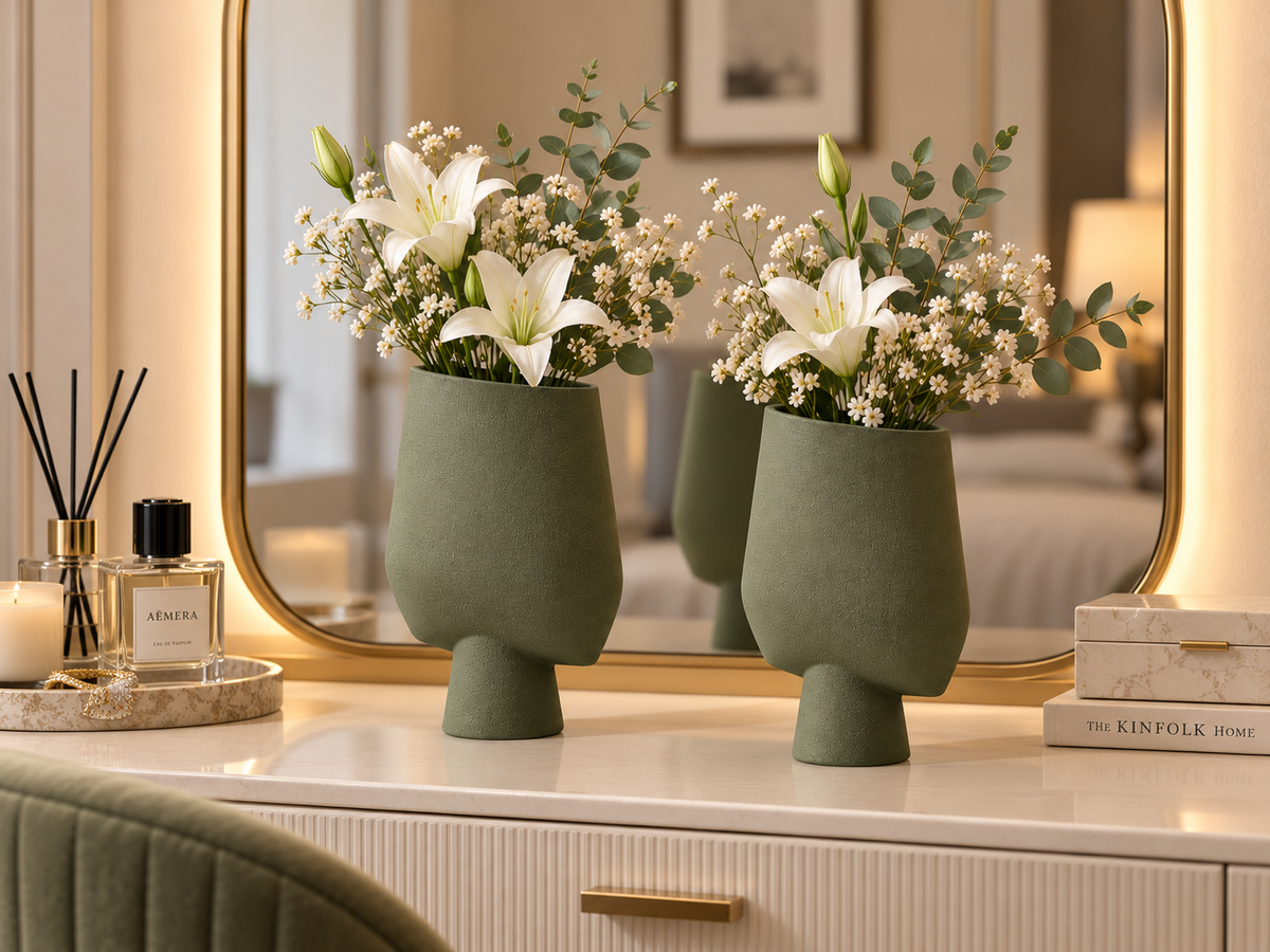 Avani Green Vase